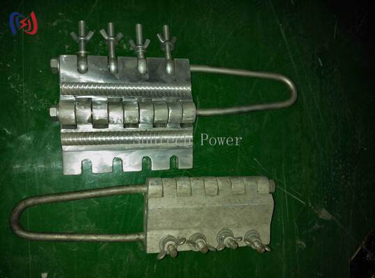 সুরক্ষিত উত্তোলনের জন্য বোল্ট টাইপ অ্যান্টি টুইস্ট স্টিল রোপ গ্রিপার 20-100 কেএন নামমাত্র লোড এবং 7-24 মিমি প্রযোজ্য ব্যাসার্ধ সহ