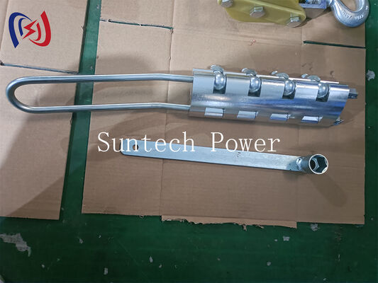 8-20 মিমি ক্যাবল ডায়া এবং 16-25 কেএন নামমাত্র লোড সহ নিরাপদ ফাইবার অপটিক ক্যাবল টানার জন্য পেশাদার অপটিক্যাল ক্যাবল ওয়্যার গ্রিপার