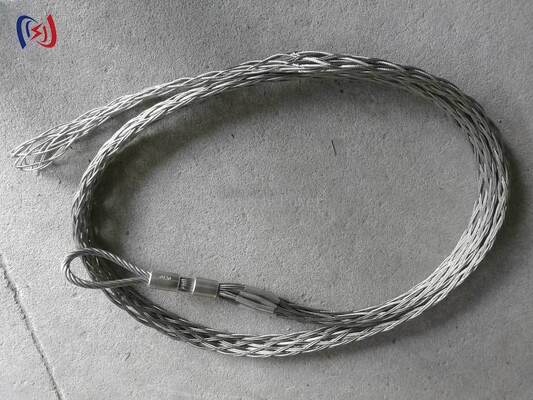 High-Tensile Stainless Steel Cable Mesh Sock Joint for Non-Damaging Grip on 12-150mm Cables