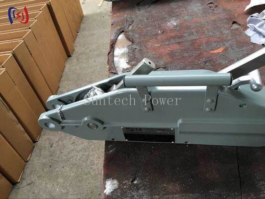 পোর্টেবল ওয়্যার রোপ হ্যান্ডেল হোইস্ট, ম্যানুয়াল অপারেশনের জন্য 8-54KN রেট করা লিফটিং সহ, বাহ্যিক পাওয়ার ছাড়াই