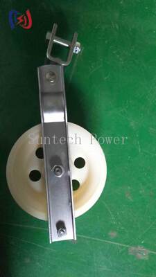 পেশাগত একক স্কিভ স্ট্রিং ব্লক 5-20KN নামমাত্র লোড সঙ্গে, এলজিজে 25-500 কন্ডাক্টর ইনস্টলেশনের জন্য অ্যালুমিনিয়াম স্কিভ