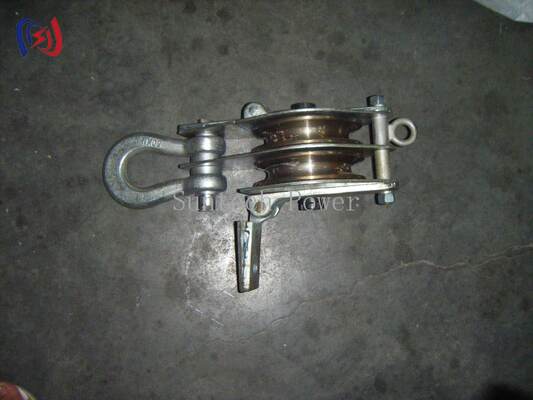 30-100KN নামমাত্র লোড ডাবল শ্যাভিং লিফটিং ট্যাকল উভয় পক্ষের খোলা নকশা ভারী দায়িত্ব উত্তোলনের জন্য