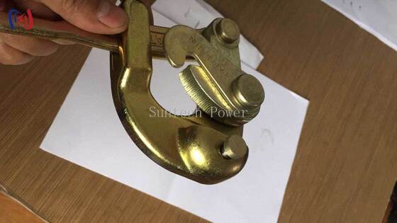 ইউনিভার্সাল ওয়্যার রোপ গ্রিপার 10-30KN নামমাত্র লোড সহ সংযোজিত ক্ল্যাম্প করুন