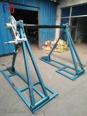 SIPZ মডুলার ক্যাবল রিল স্ট্যান্ড 30-100KN টুল-মুক্ত সমাবেশ কন্ডাক্টর ড্রাম স্ট্যান্ড