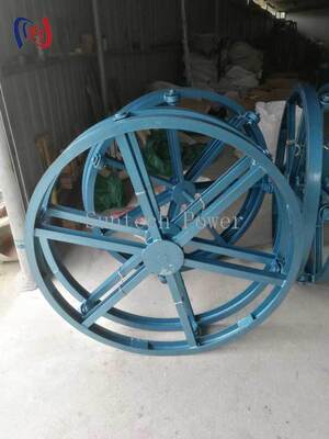 উল্লম্ব কেবল রিল স্ট্যান্ড 10-70KN 500-1500mm কন্ডাক্টর ড্রাম স্ট্যান্ড স্থান-সাশ্রয়ী