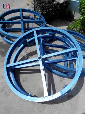 উল্লম্ব কেবল রিল স্ট্যান্ড 10-70KN 500-1500mm কন্ডাক্টর ড্রাম স্ট্যান্ড স্থান-সাশ্রয়ী