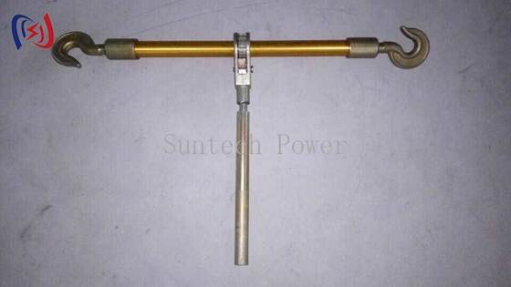 অ্যালুমিনিয়াম ডাবল হুক টার্নবকল 10-50 কেএন অ্যানোডাইজড কন্ডাক্টর স্ট্রিংিং সরঞ্জাম
