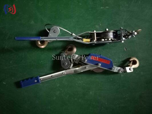 লিভার র‍্যাচেট হোইস্ট ১০-৪০KN স্বয়ংক্রিয় ব্রেকিং কন্ডাক্টর স্ট্রিংিং টুলস
