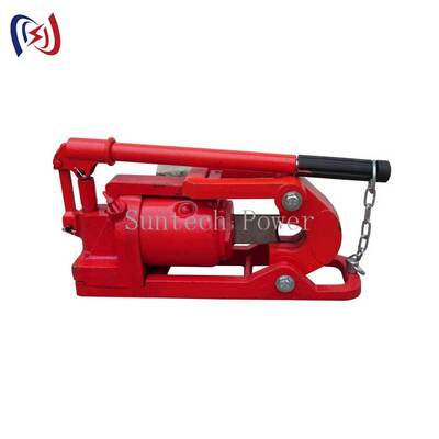 QY-48 হাইড্রোলিক স্টিল ওয়্যার রোপ কাটার 200KN 10-48mm হাইড্রোলিক ওয়্যার রোপ কাটার গাইড ওয়্যারের জন্য