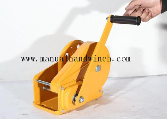 LDE1800N 1800lbs হ্যান্ড ক্র্যাঙ্ক উইঞ্চ স্বয়ংক্রিয় ব্রেক সহ