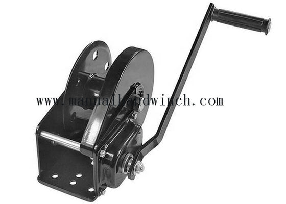 LDE1800N 1800lbs হ্যান্ড ক্র্যাঙ্ক উইঞ্চ স্বয়ংক্রিয় ব্রেক সহ