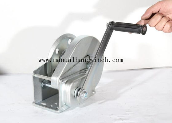 সেলফ লকিং স্ক্রু এসএস 304 2600lbs ম্যানুয়াল হ্যান্ড ক্র্যাঙ্ক উইঞ্চ