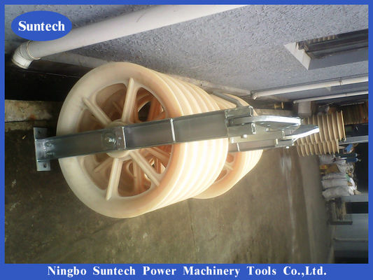 ওভারহেড লাইনের জন্য 916mm বান্ডিল কন্ডাক্টর স্ট্রিংিং পুলি ব্লক