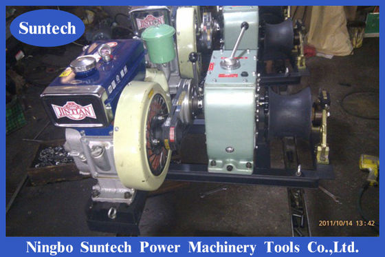 আইএসও অনুমোদিত 4.1kw 30KN 5T পাওয়ারড উইঞ্চ ইলেকট্রিক কেবল পেলার