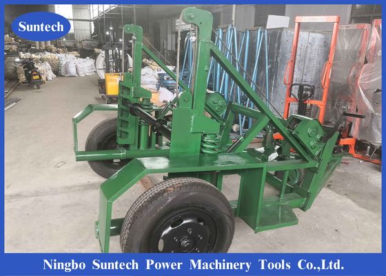 আন্ডারগ্রাউন্ড কেবল ইনস্টলেশন জন্য 80KN হাইড্রোলিক ওয়্যার রিল ট্রেলার