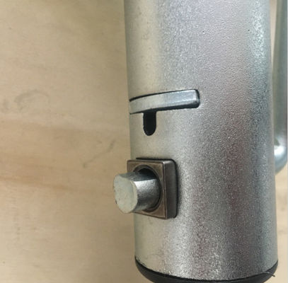 8 "একক চাকা 1500 এলবি ট্রেলার জ্যাক 10" সাইড হ্যান্ডেল সহ ভ্রমণ Travel