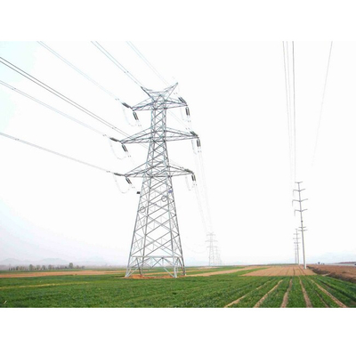 10kv - 700kv ট্রান্সমিশন লাইন এঙ্গেল স্টিল টাওয়ার