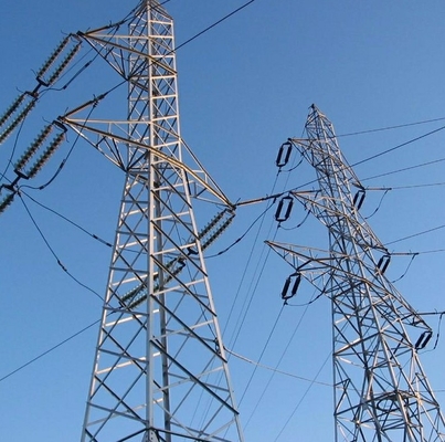 বহুভুজ শঙ্কু 220kv নদী ক্রসিং ল্যাটিস স্টিল টাওয়ার