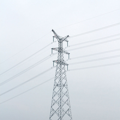 হট ডিপ Galvanization 132kv পাওয়ার ট্রান্সমিশন লাইন টাওয়ার