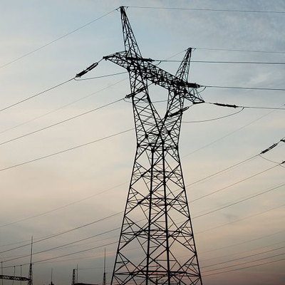 হট ডিপ Galvanization 132kv পাওয়ার ট্রান্সমিশন লাইন টাওয়ার