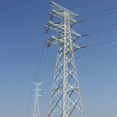 35KV Q355 Q255 এঞ্জেল স্টিল পাইলন ট্রান্সমিশন টাওয়ার