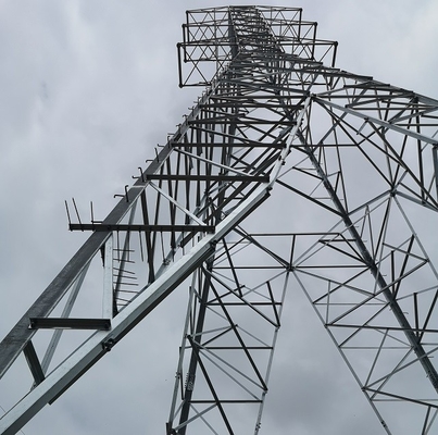 ওভারহেড লাইন ইস্পাত Q235 Q345 Q420 132 KV টাওয়ার