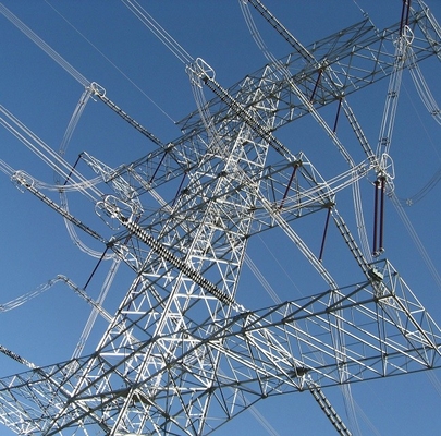 10 - 500KV HDG অ্যাঙ্গেল স্টিল ল্যাটিস ট্রান্সমিশন টাওয়ার