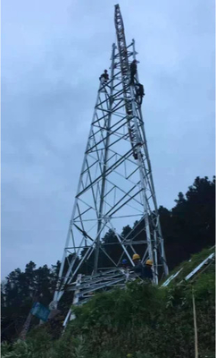 4 পায়ের Q345 স্টিল ল্যাটিস ট্রান্সমিশন টাওয়ার
