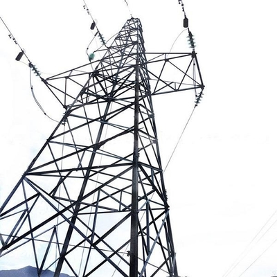 10KV থেকে 750KV পাওয়ার ট্রান্সমিশন গ্যালভানাইজড ল্যাটিস টাওয়ার