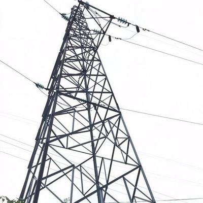 10KV থেকে 750KV পাওয়ার ট্রান্সমিশন গ্যালভানাইজড ল্যাটিস টাওয়ার