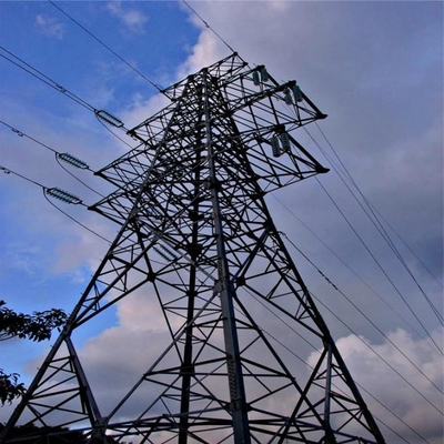 Q245 Q355 ইলেকট্রিক পাওয়ার ল্যাটিস পাইলন ট্রান্সমিশন টাওয়ার