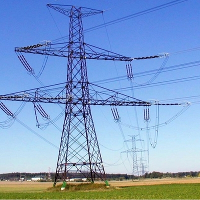 উচ্চ বায়ু সহনশীলতা 110kV 132kV মনোপোল সেলুলার ট্রান্সমিশন টাওয়ার