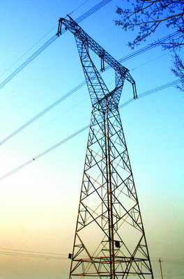 10 - 700KV HDG ল্যাটিস ট্রান্সমিশন স্টিল টাওয়ার