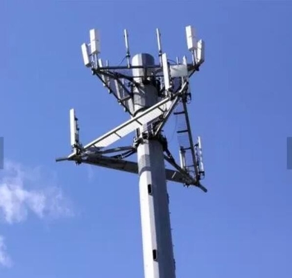 টেলিযোগাযোগ শিল্পের জন্য 4G স্টিল মনোপোল টাওয়ার