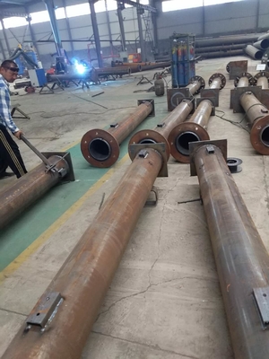 সম্প্রচারের জন্য মনোপোল Q235B Q345B Q420 ইস্পাত অ্যান্টেনা টাওয়ার