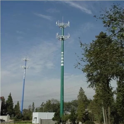 পরিধান প্রতিরোধী 10 - 750KV মনোপোল টেলিকম টাওয়ার ASTM অনুমোদিত