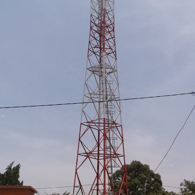 টেলিকম 10kV 4 লেগড টাওয়ার স্ট্রাকচার কৌণিক যোগাযোগ