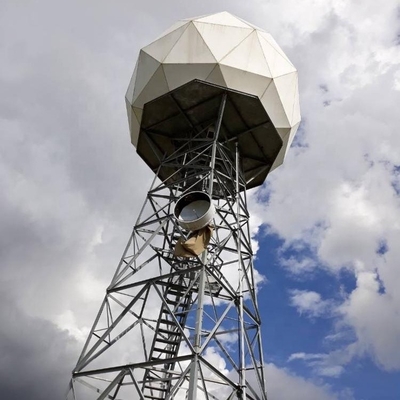 110KV অ্যান্টেনা টেলিকমিউনিকেশন টাওয়ার গ্যালভানাইজড কৌণিক ইস্পাত রাডার কাঠামো