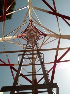 আরডিএস আরডিইউ গ্যালভানাইজেশন টেলিকম স্টিল টাওয়ার স্বয়ং সমর্থন